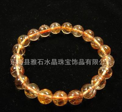 【一物一图】天然铜发晶手链9.5MM23.6克手链/236元