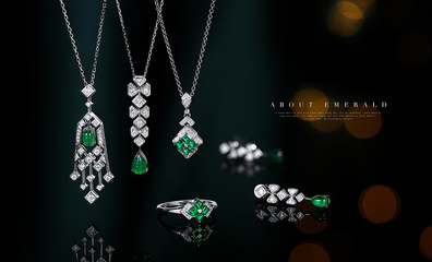 祖母绿珠宝摄影 捕捉自然瑰宝的璀璨之美